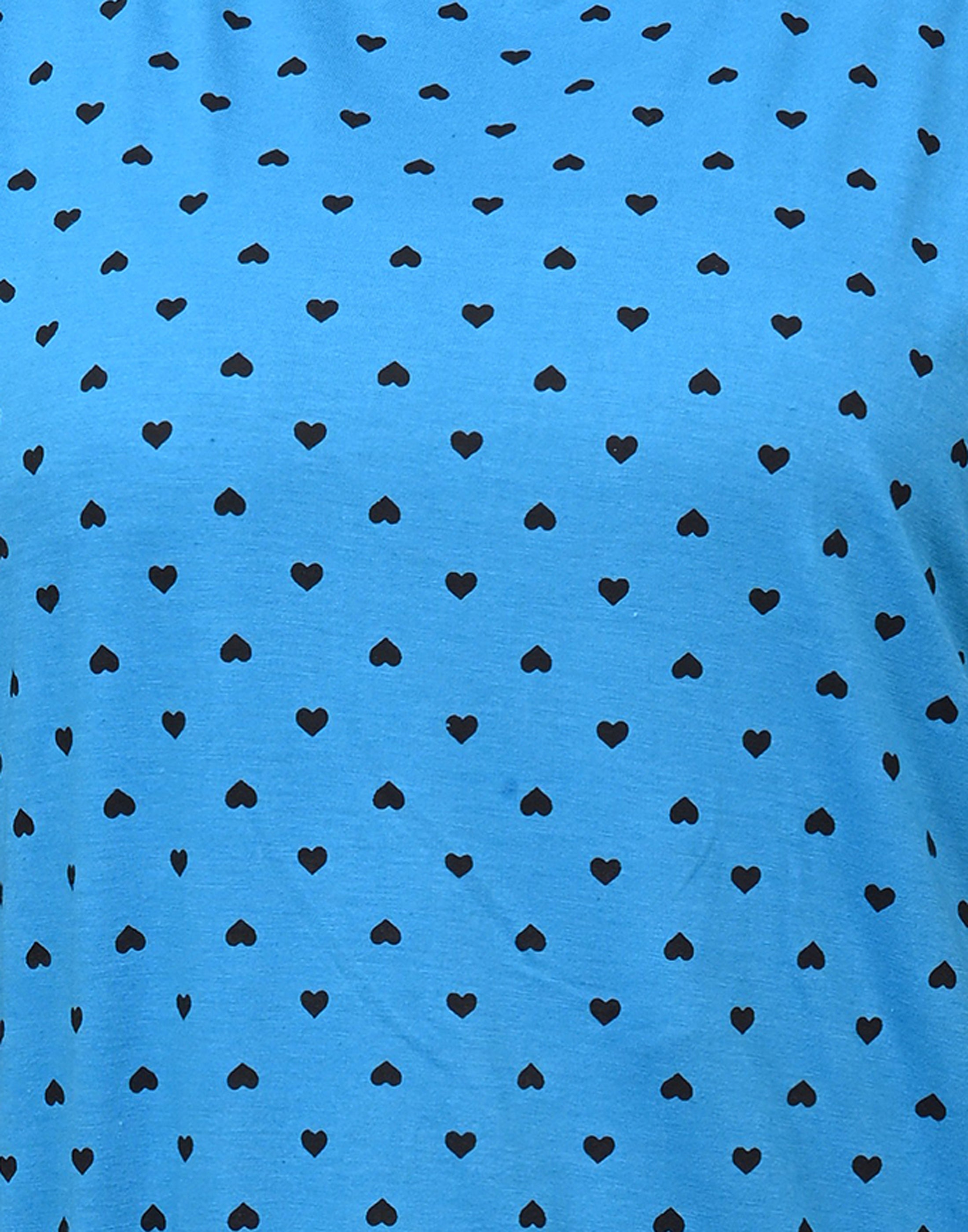 Aqua Color Women Round Neck Printed Regular T-shirt