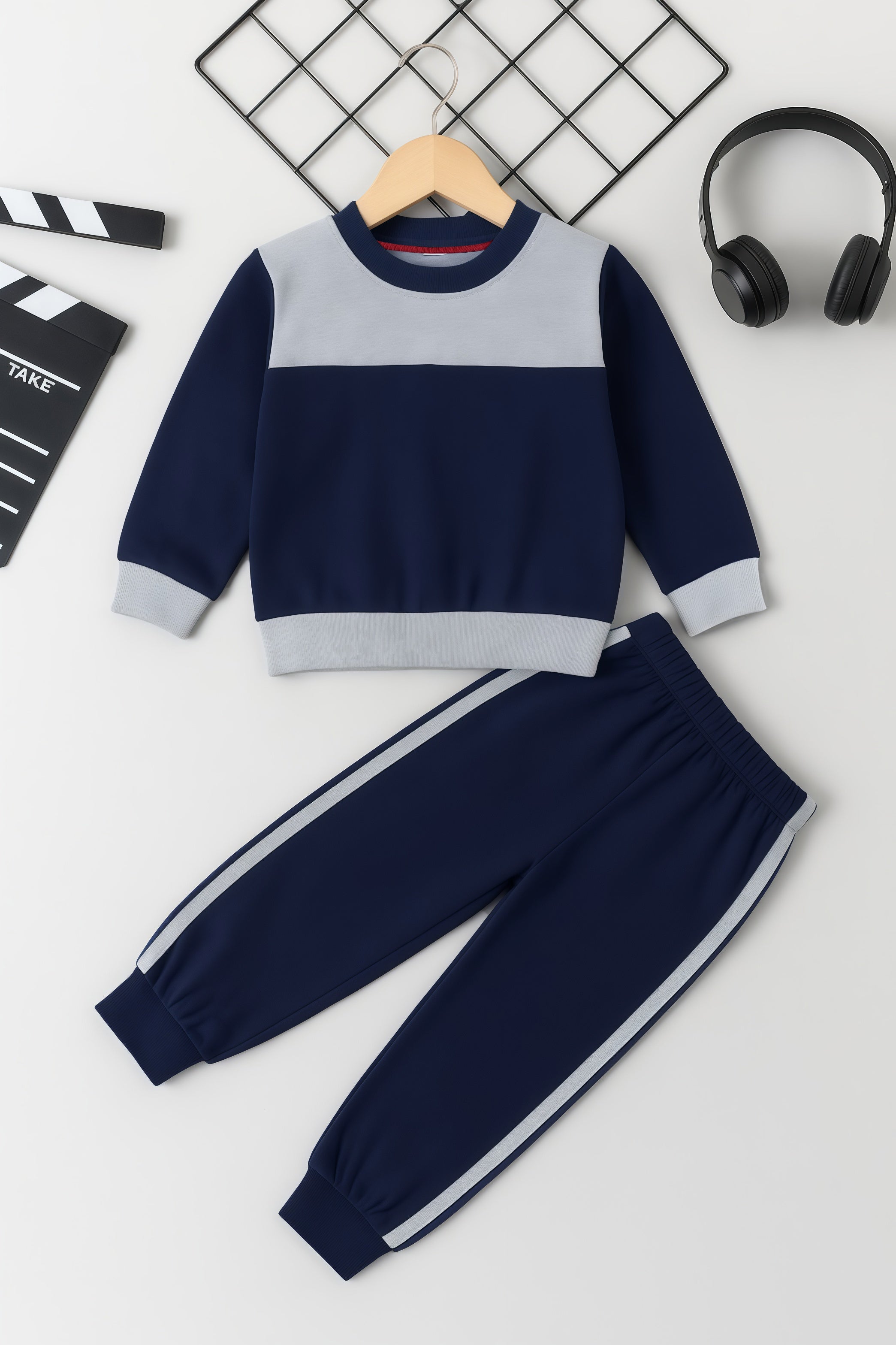 Kids 2-Piece Fleece Sweatshirt with Joggers