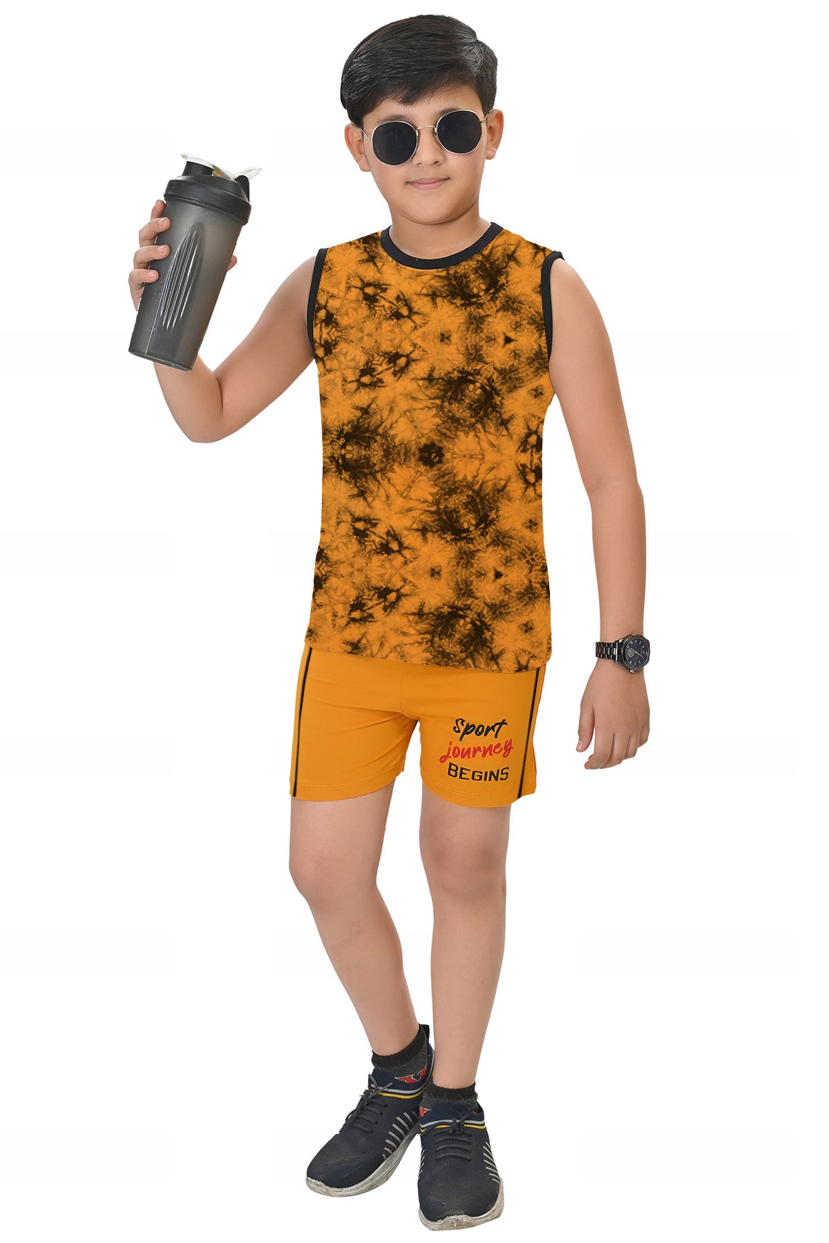 Boys' Vibrant Tie-Dye Co-Ord Set - Pack of 2