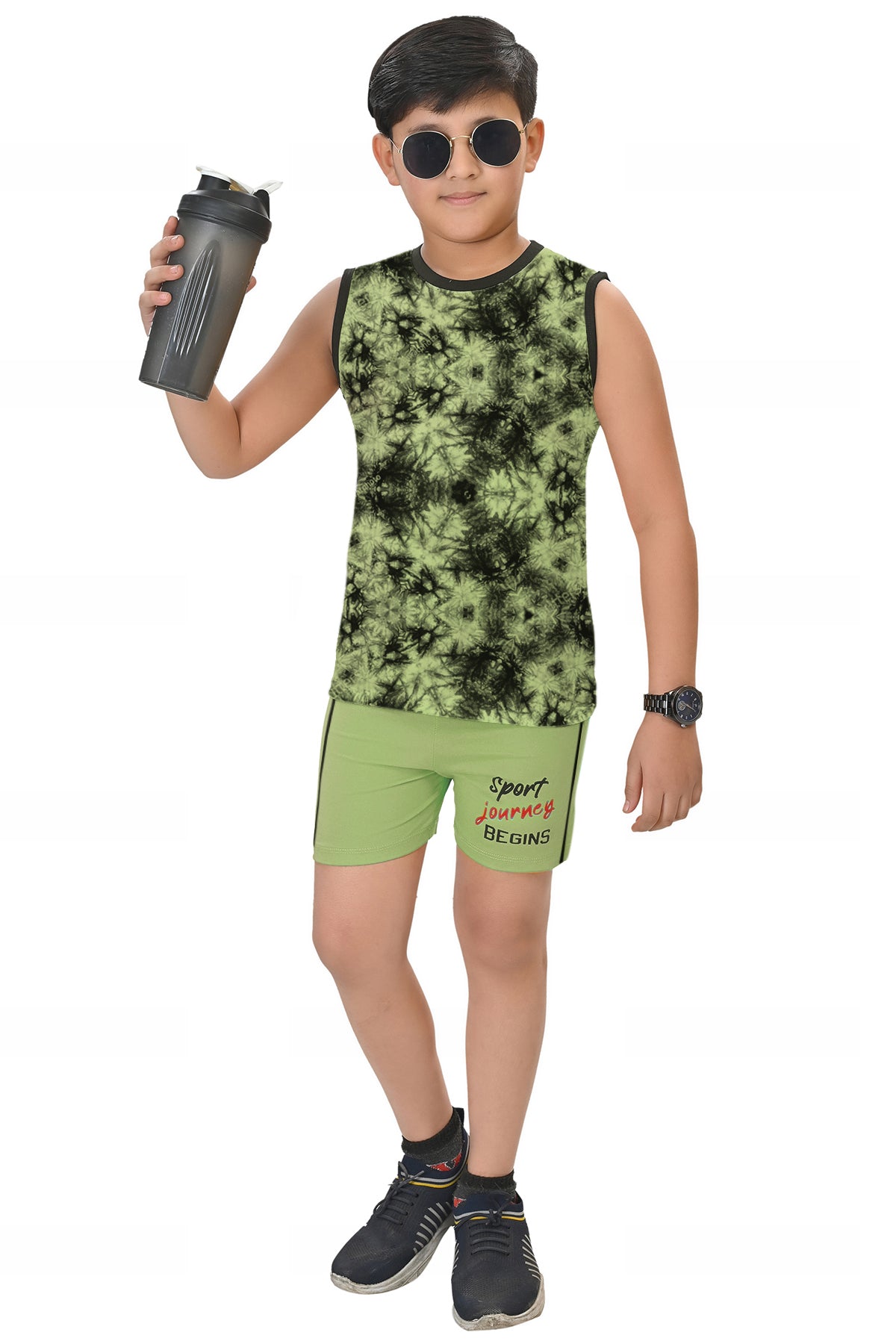 Boys' Vibrant Tie-Dye Co-Ord Set - Pack of 2