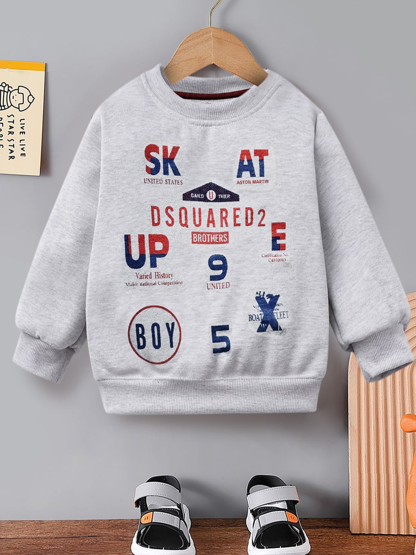 Kids 2-Piece Fleece Sweatshirt with Joggers