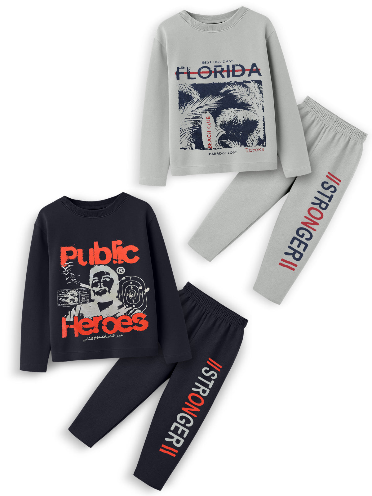 Kids 2-Piece Fleece Sweatshirt with Joggers
