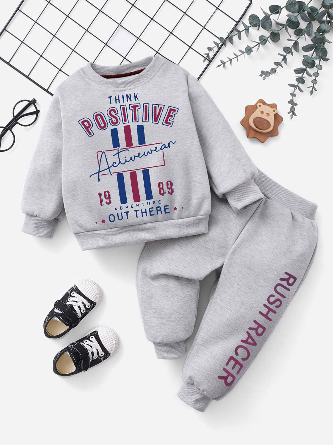 Kids 2-Piece Fleece Sweatshirt with Joggers