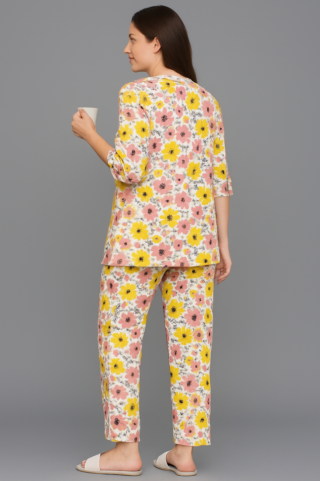 Summer Bloom Floral Nightwear Set