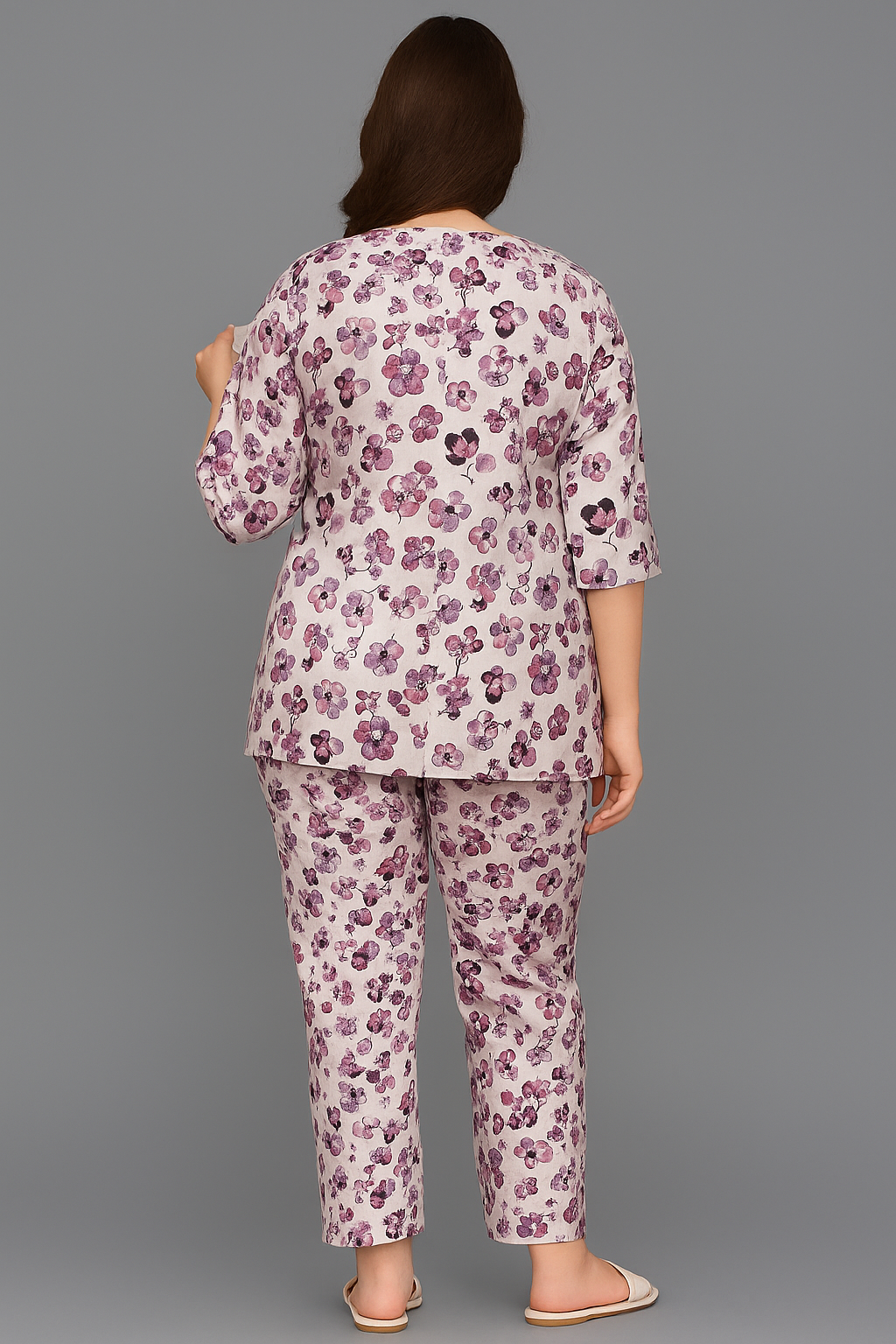 Midnight Bloom Women's Sleepwear Set