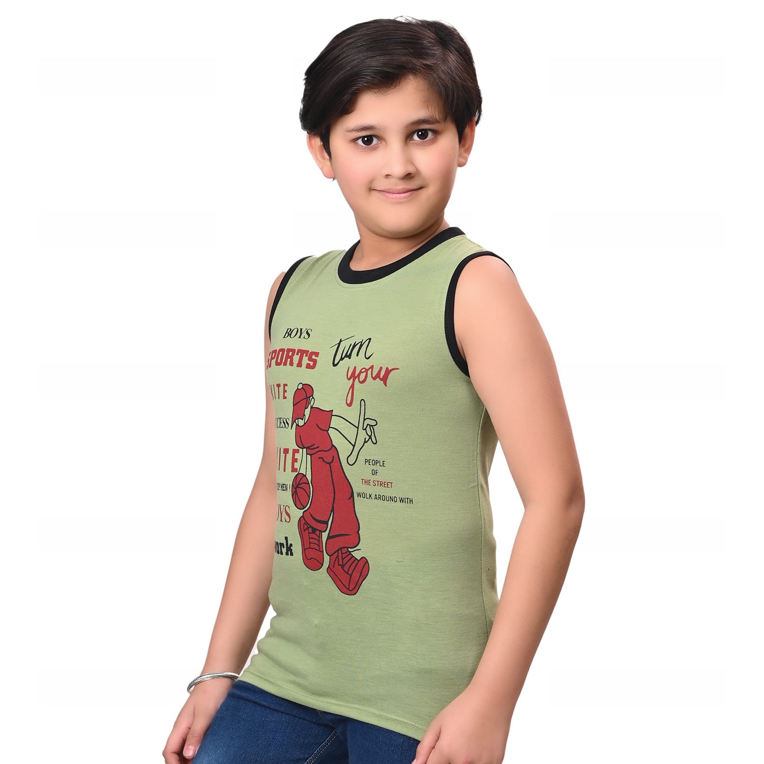 Boys Pack of 3 Sleeveless T-Shirt