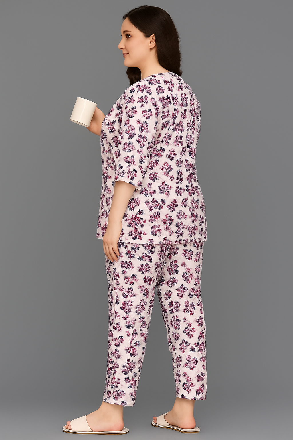 Midnight Bloom Women's Sleepwear Set