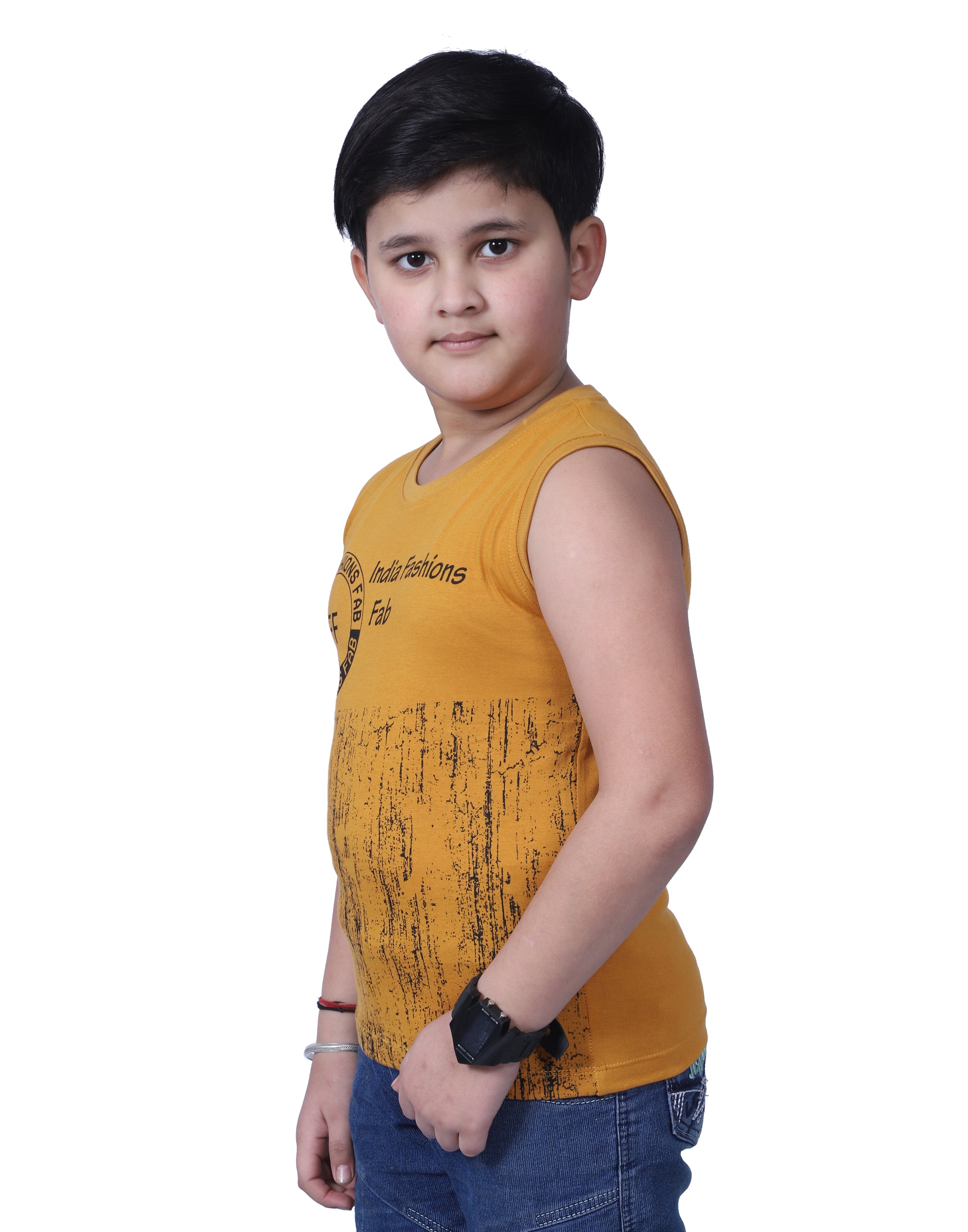 Boys' Sleeveless T-Shirt – Pack of 3